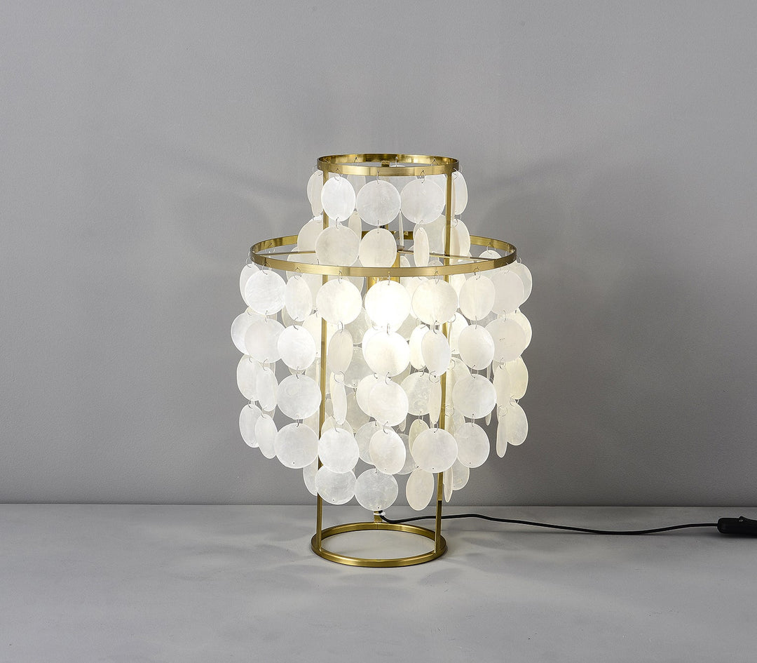 Round Shell Table Lamp