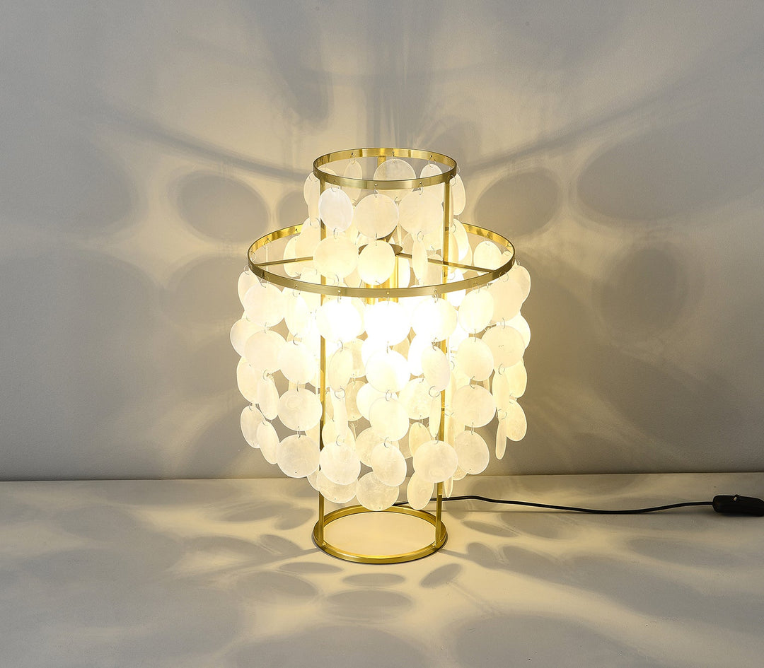 Round Shell Table Lamp