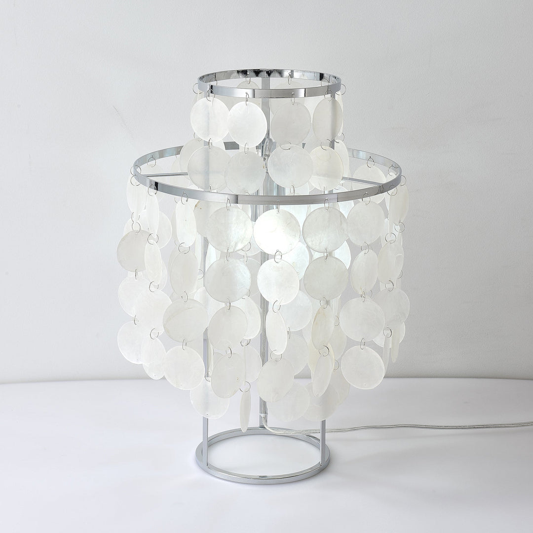 Round Shell Table Lamp