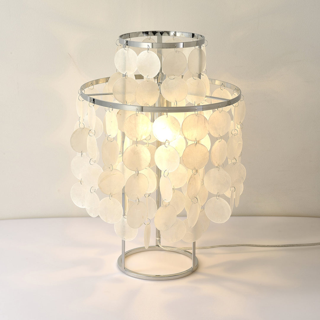 Round Shell Table Lamp