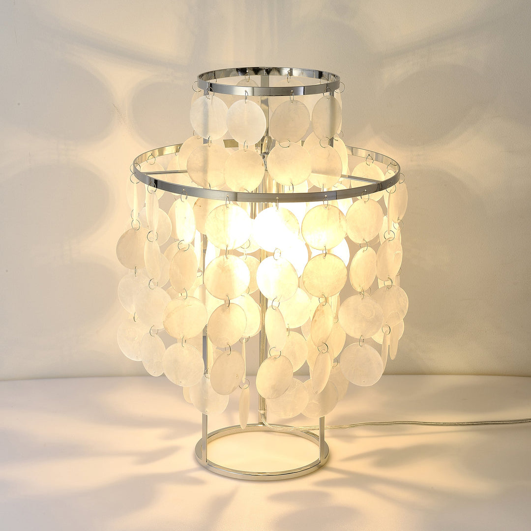 Round Shell Table Lamp