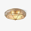 Round Textured Glass Ceiling Light - Vakkerlight