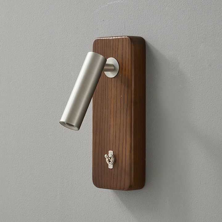 Rowan Wood LED Reading Wall Sconce
