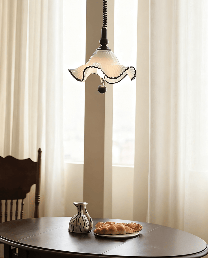Ruffled Shade Pendant Lamp - Vakkerlight