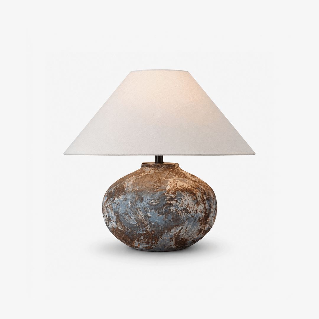 Ruggine Distressed Ceramic Table Lamp - Vakkerlight