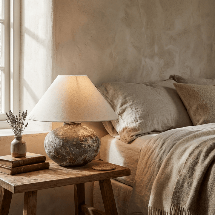 Ruggine Distressed Ceramic Table Lamp - Vakkerlight
