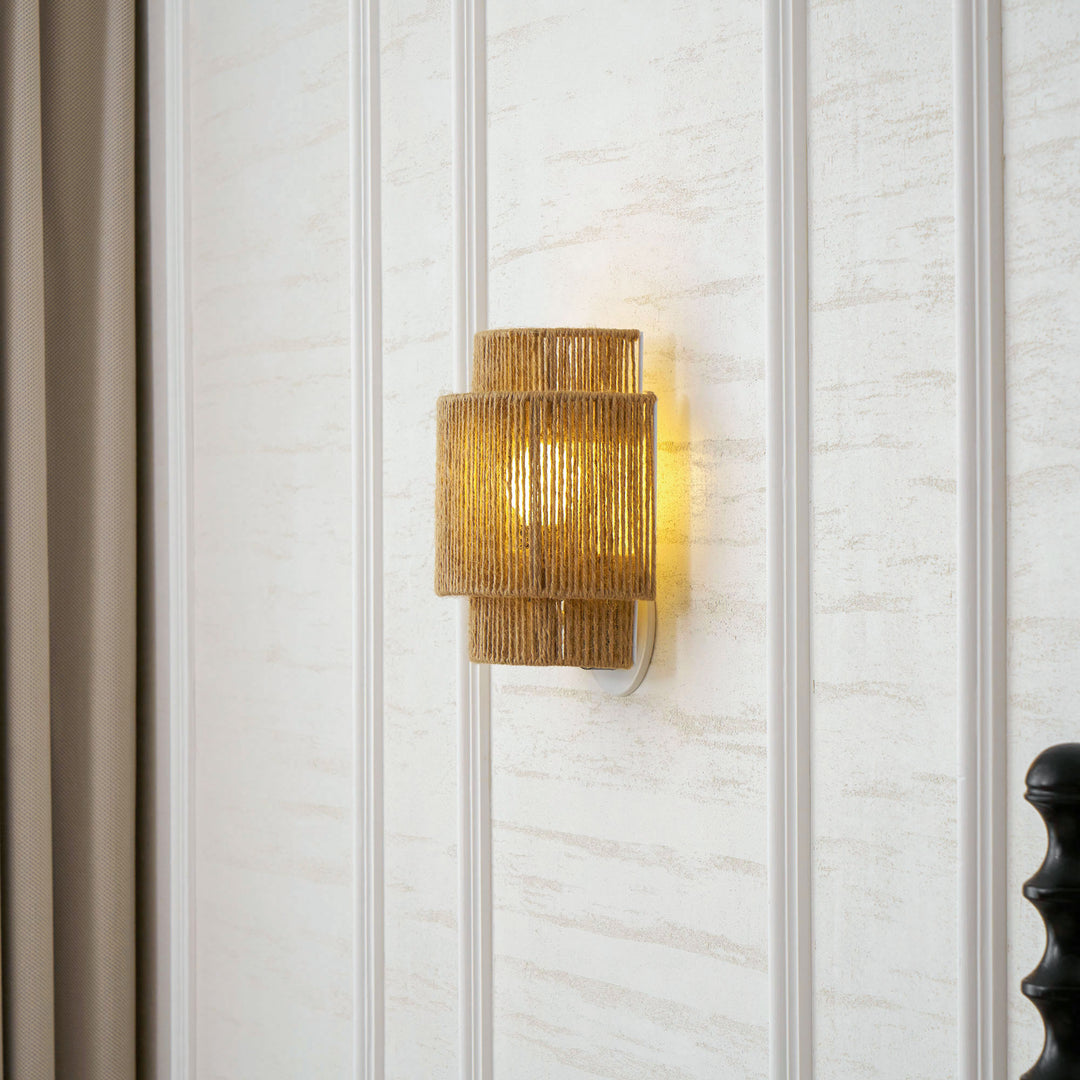Rustic Weave Wall Lamp - Vakkerlight