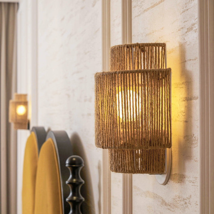 Rustic Weave Wall Lamp - Vakkerlight