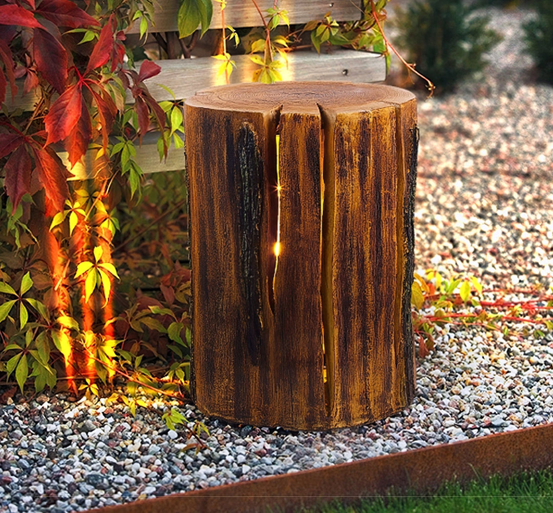 Rustic Log Outdoor LED Light - Vakkerlight
