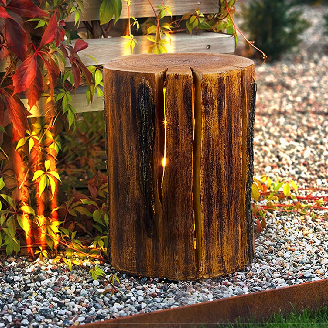 Rustic Log Outdoor LED Light - Vakkerlight