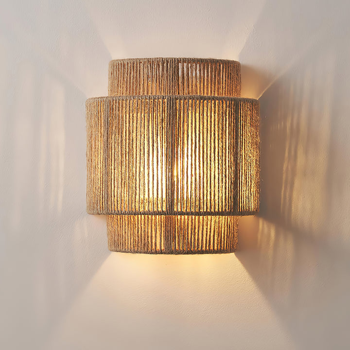 Rustic Weave Wall Lamp - Vakkerlight