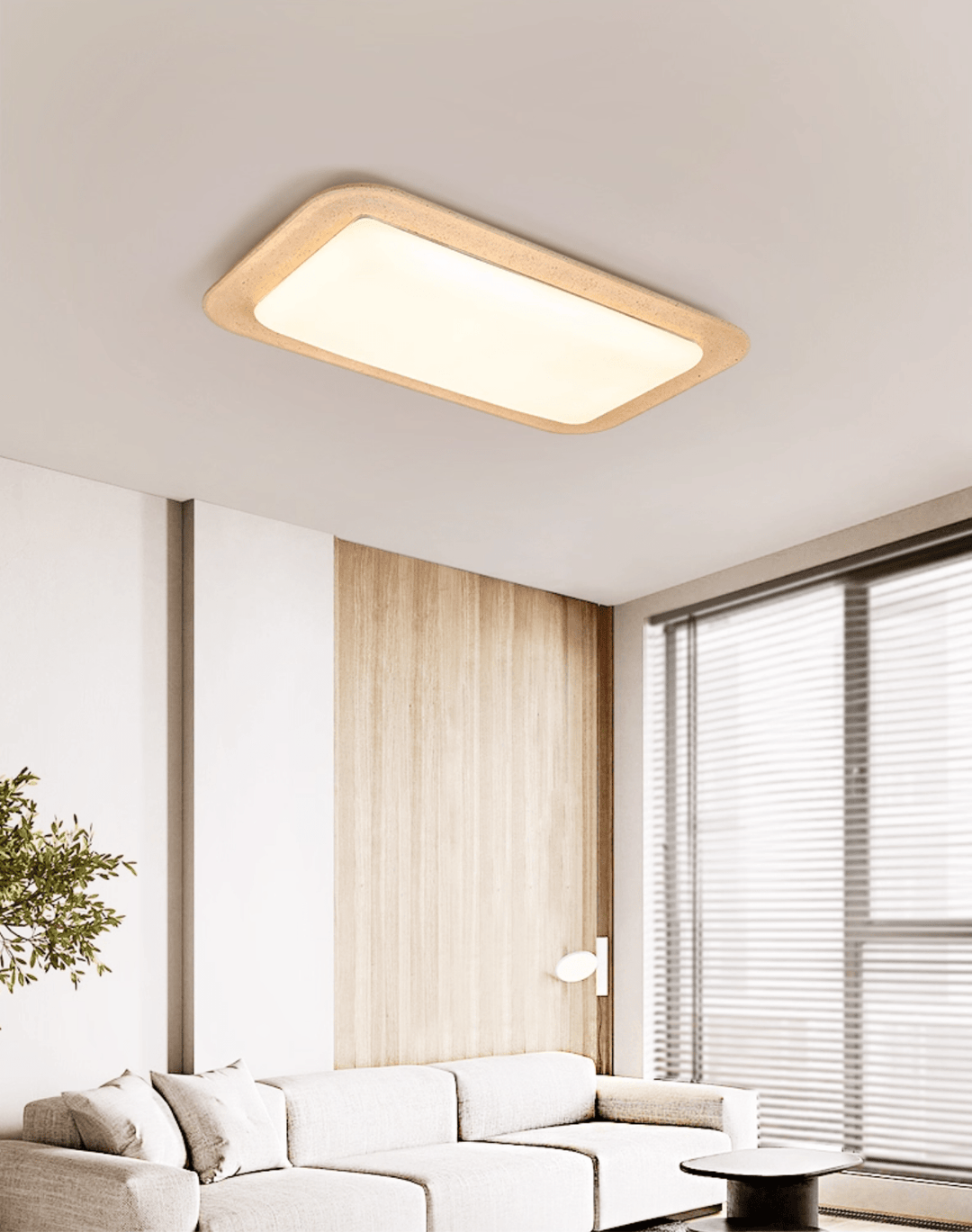 Sandveil Travertine Ceiling Light - Vakkerlight