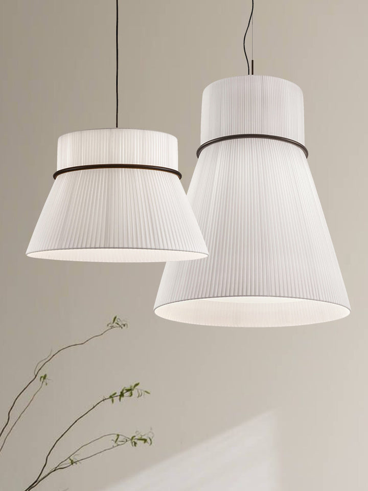 Sash Pleated Fabric Pendant Lamp