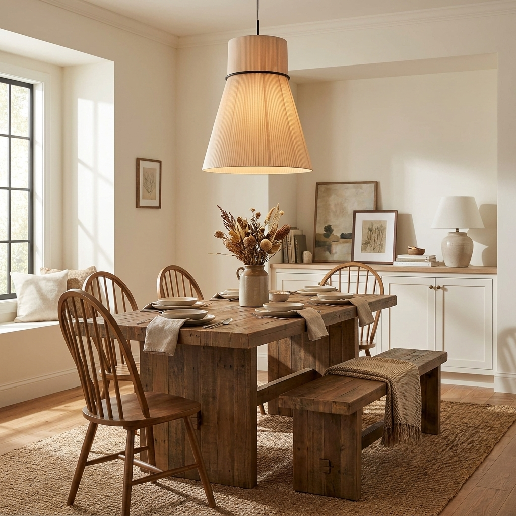 Sash Pleated Fabric Pendant Lamp