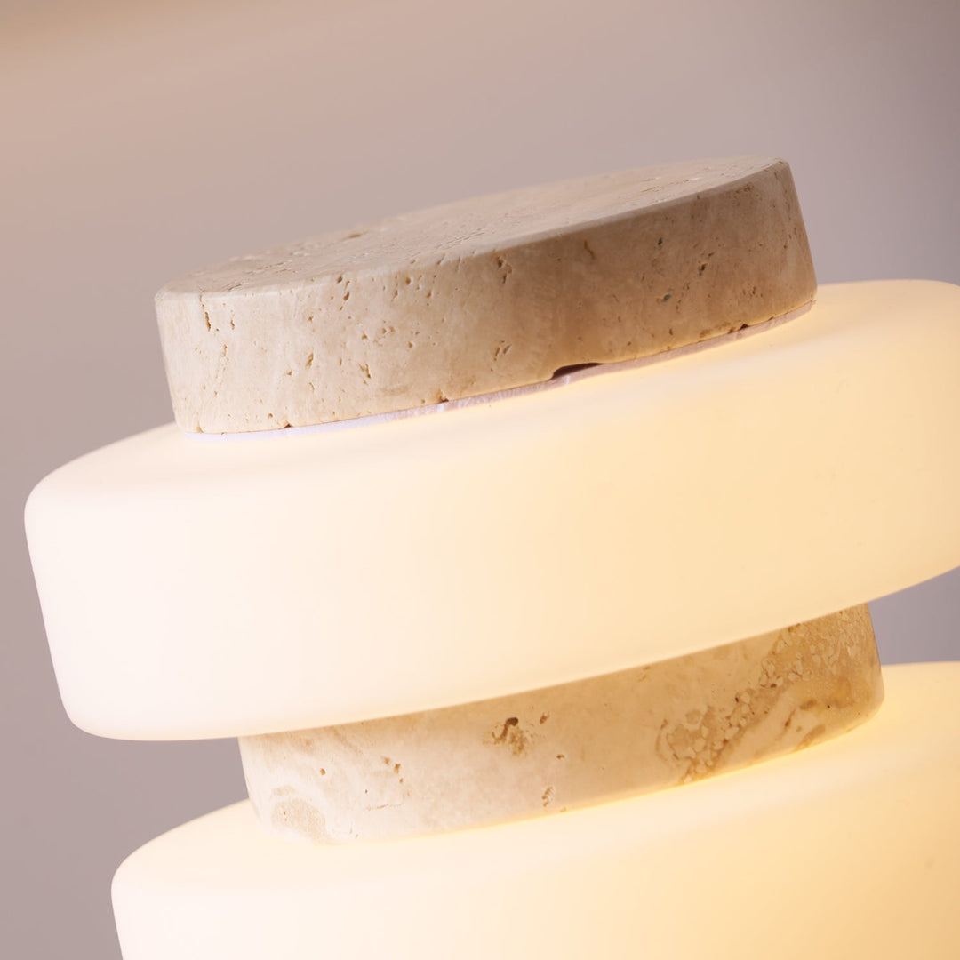Saturn Travertine Table Lamp - Vakkerlight