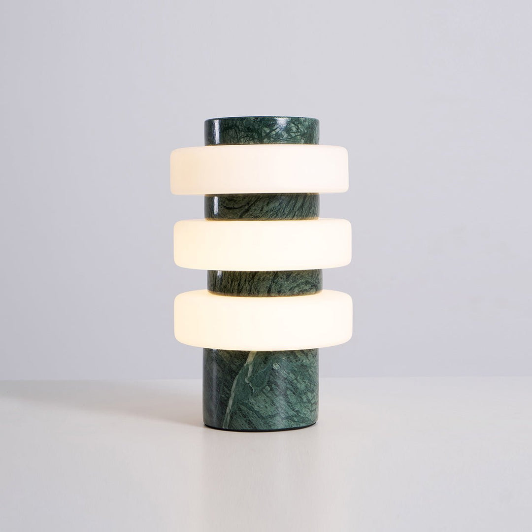 Saturn Travertine Table Lamp - Vakkerlight