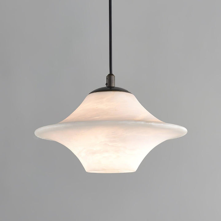 Saucer Alabaster Pendant Light - Vakkerlight