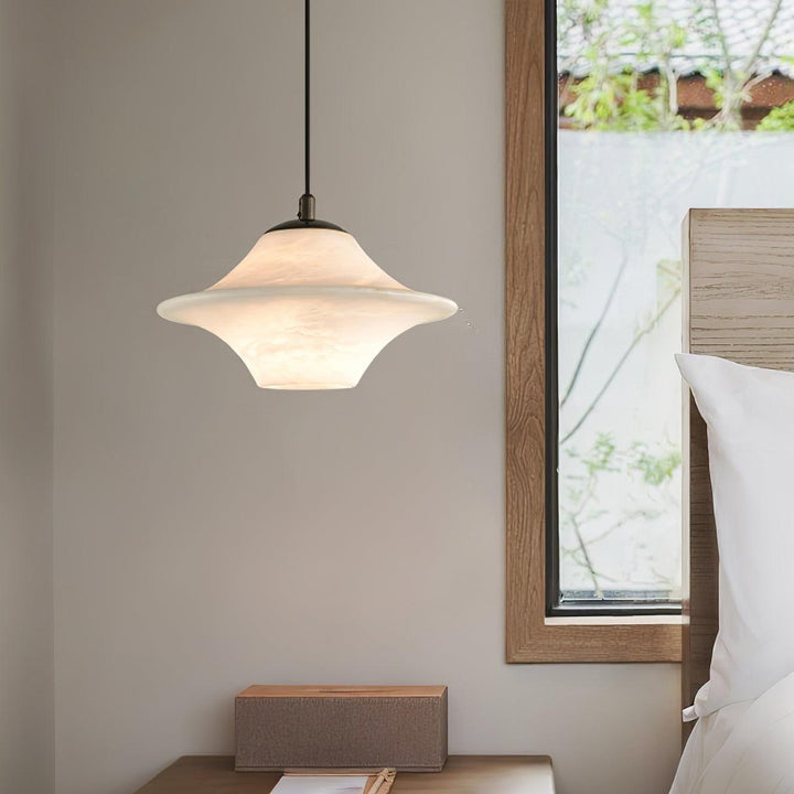 Saucer Alabaster Pendant Light - Vakkerlight