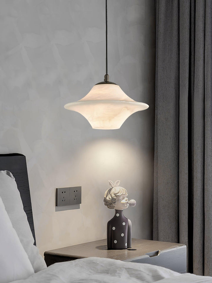 Saucer Alabaster Pendant Light - Vakkerlight