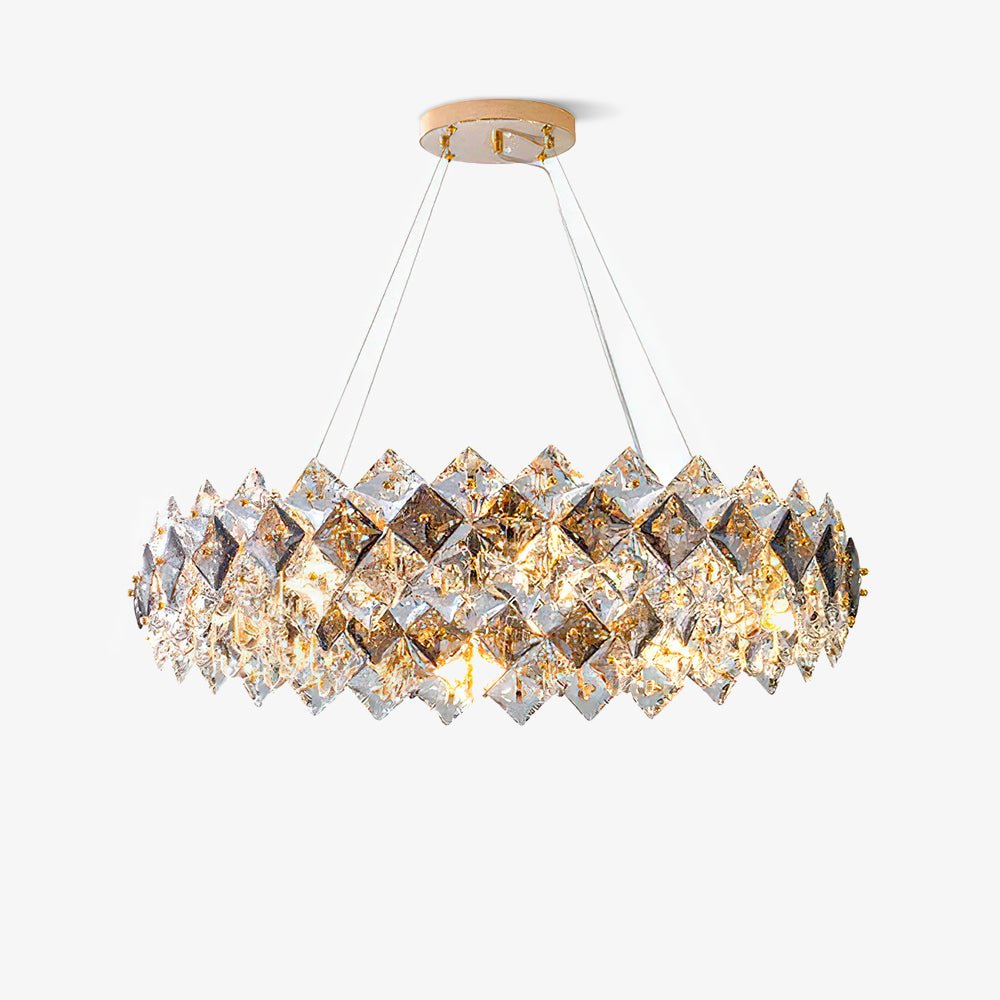 Scale Crystal Round Chandelier - Vakkerlight