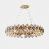 Scale Crystal Round Kronleuchter