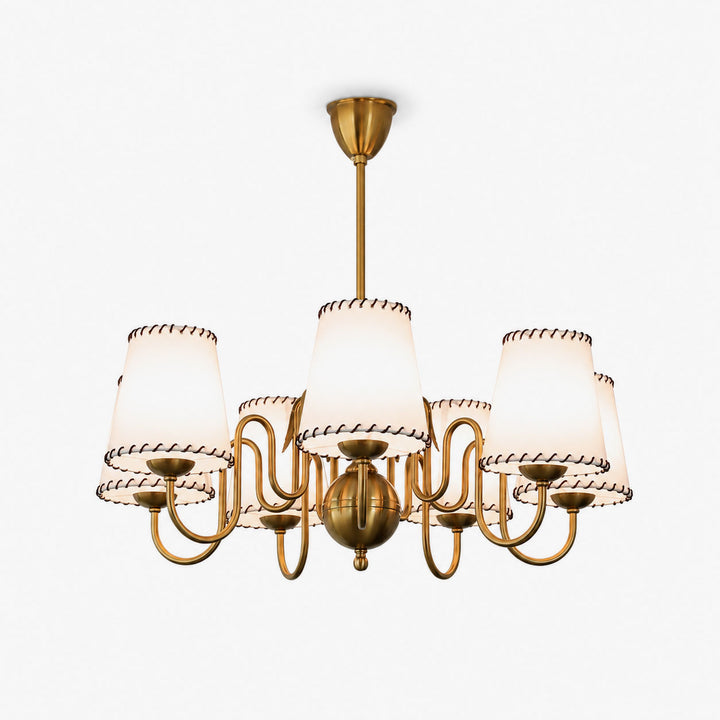 Scalloped Shade Chandelier