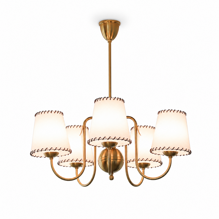 Scalloped Shade Chandelier