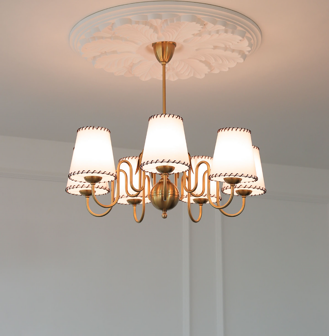 Scalloped Shade Chandelier