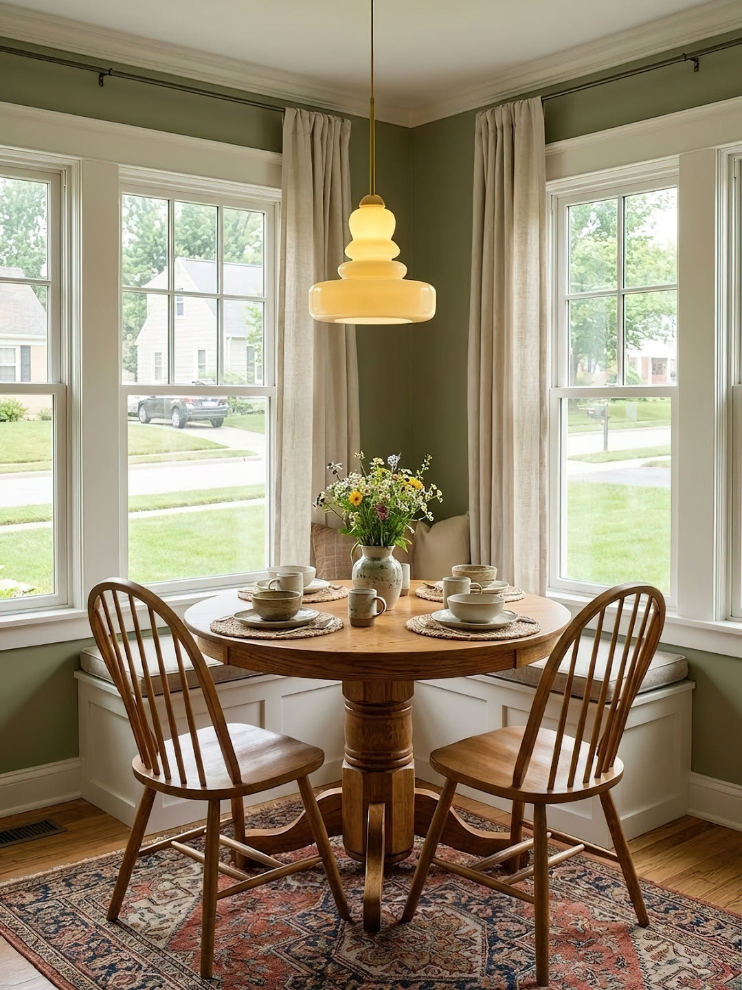 Schoolhouse Glass Pendant Light - Vakkerlight