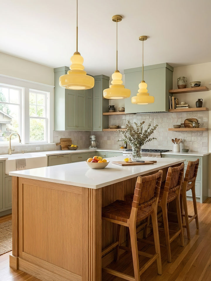 Schoolhouse Glass Pendant Light - Vakkerlight