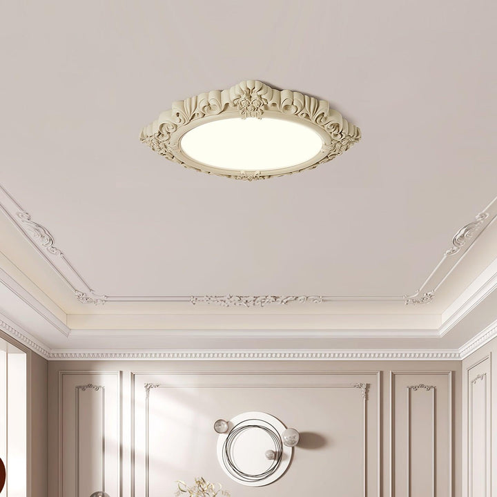 Sculpted Resin Ceiling Lamp - Vakkerlight