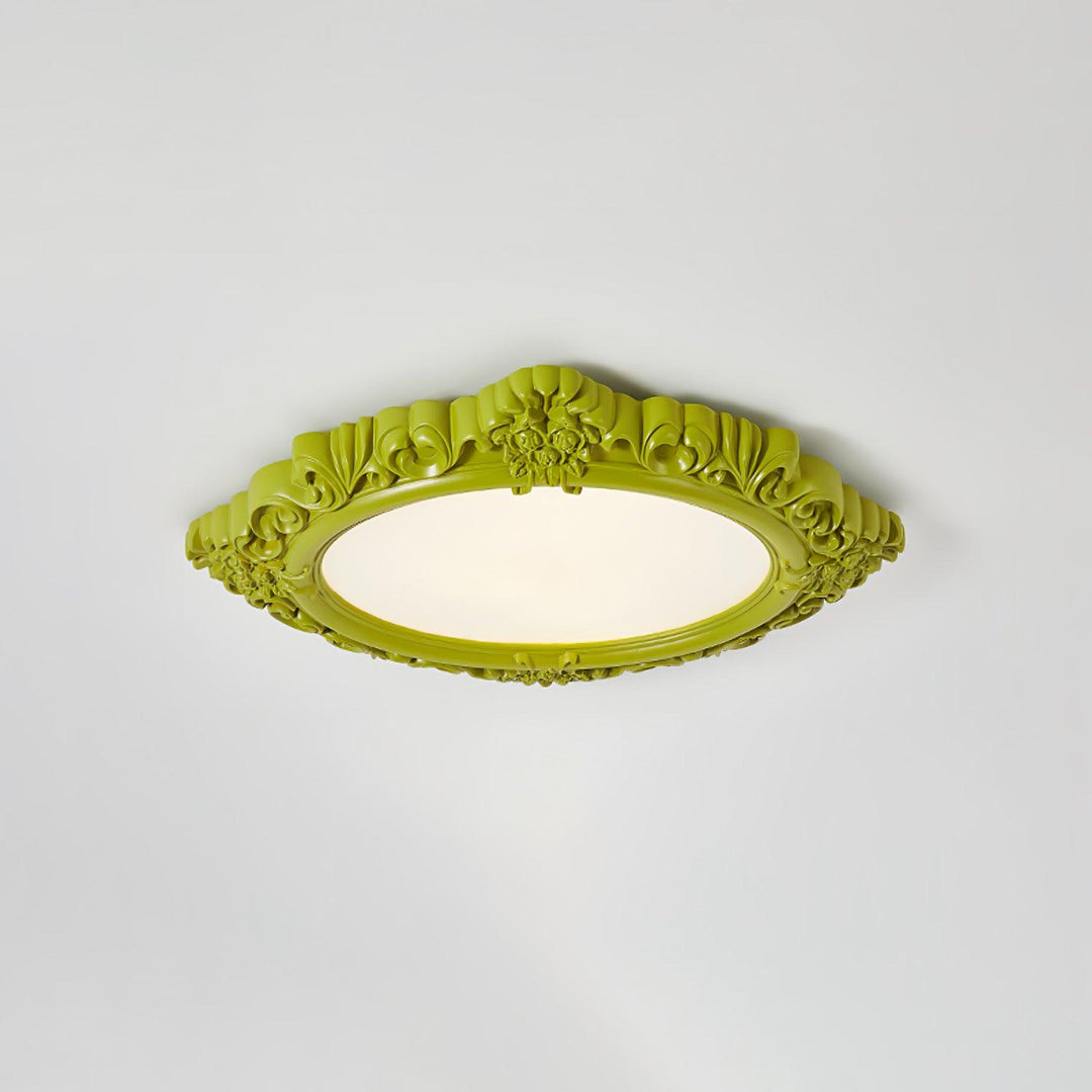 Sculpted Resin Ceiling Lamp - Vakkerlight