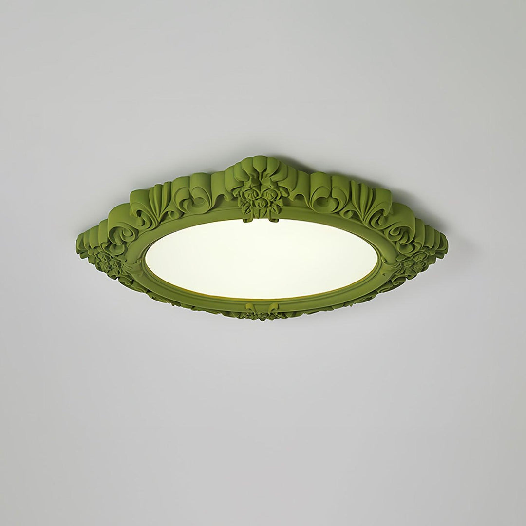 Sculpted Resin Ceiling Lamp - Vakkerlight