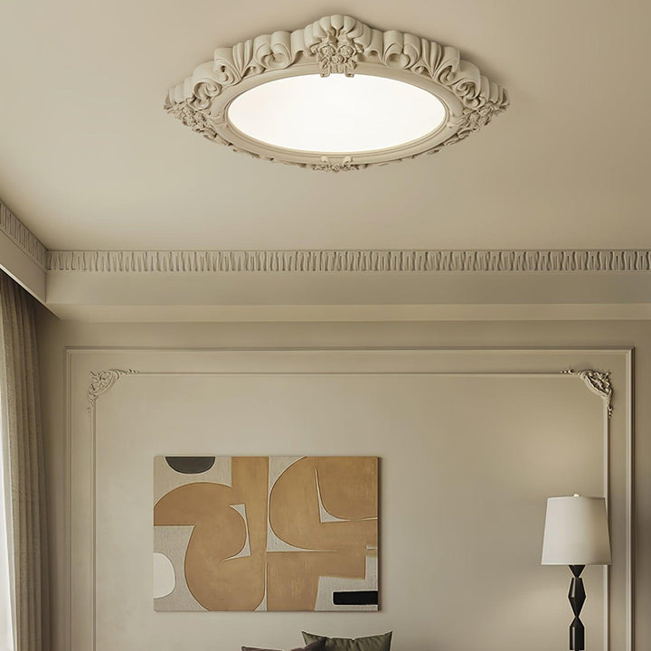 Sculpted Resin Ceiling Lamp - Vakkerlight