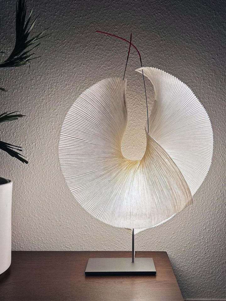 Sculptural Pleated Paper Lamp - Vakkerlight