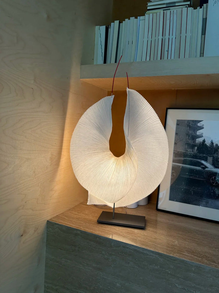 Sculptural Pleated Paper Lamp - Vakkerlight