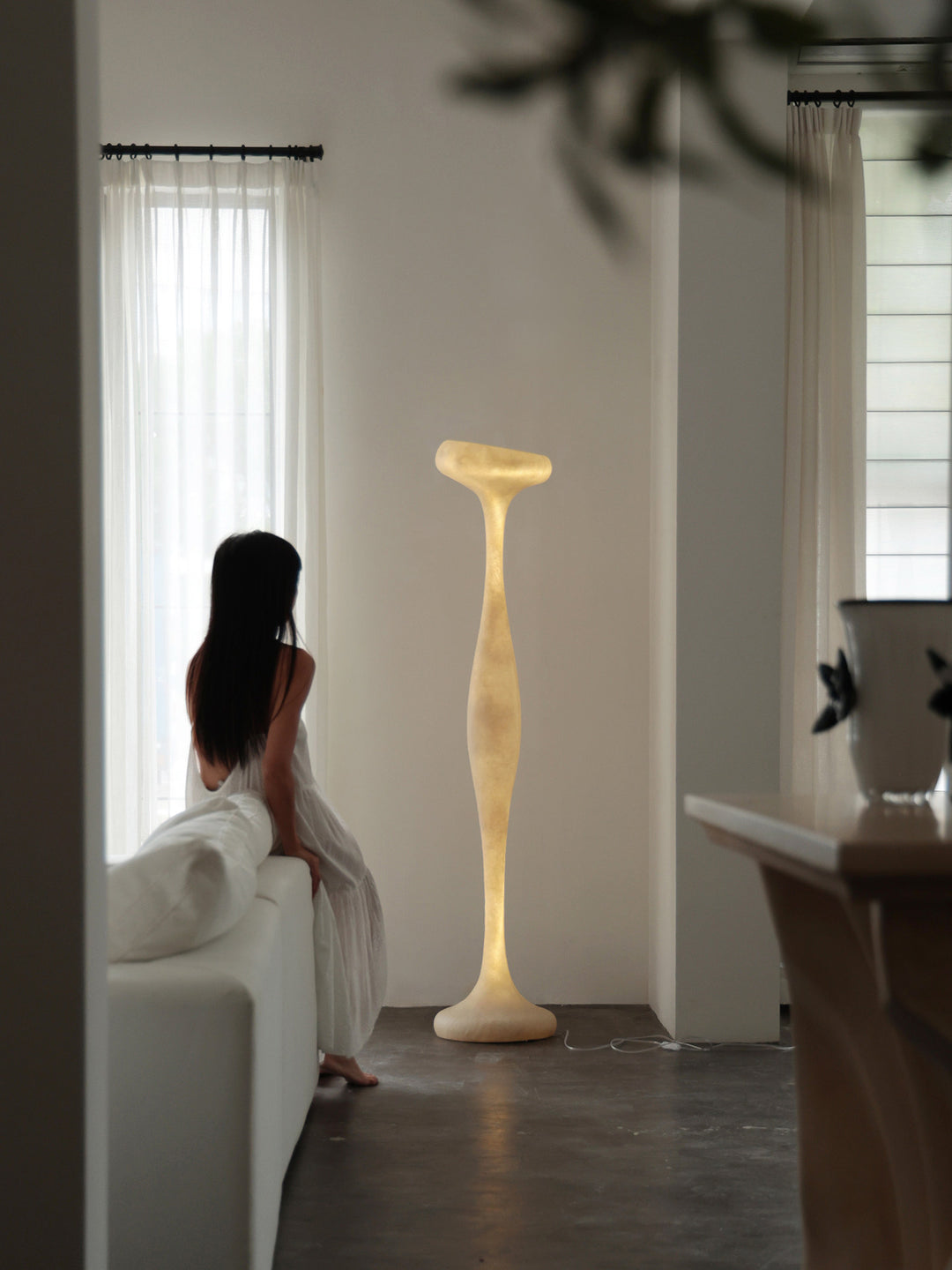 Sculptural Tall Floor Lamp - Vakkerlight