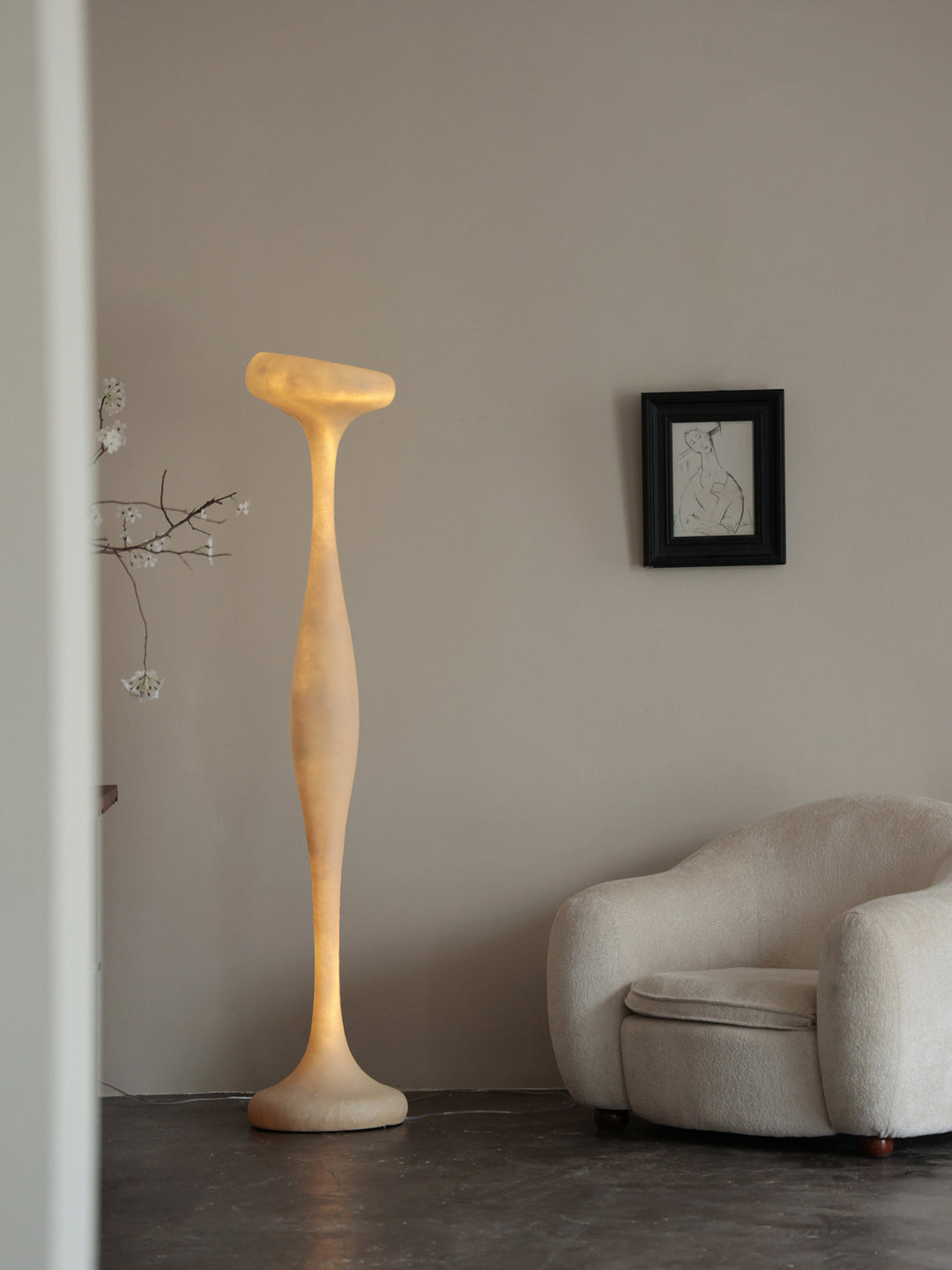 Sculptural Tall Floor Lamp - Vakkerlight