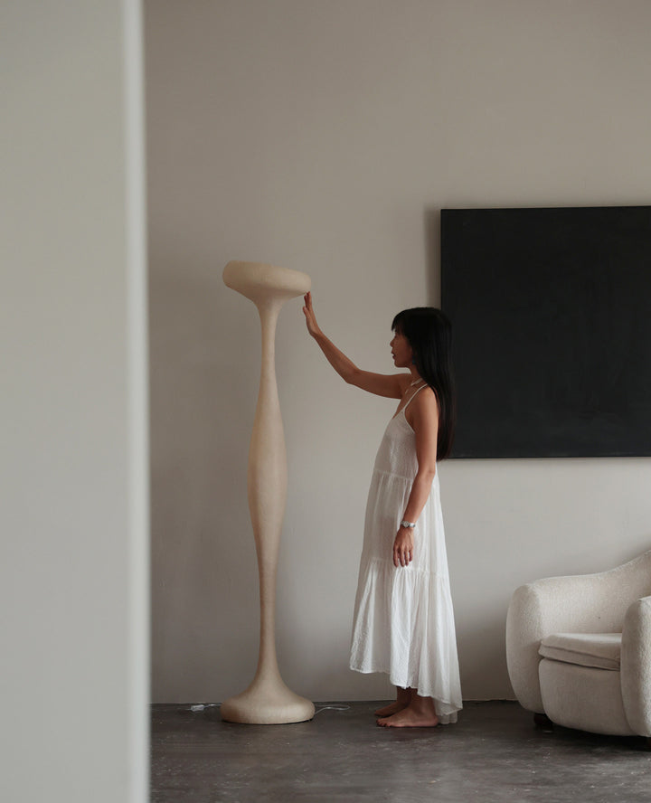 Sculptural Tall Floor Lamp - Vakkerlight