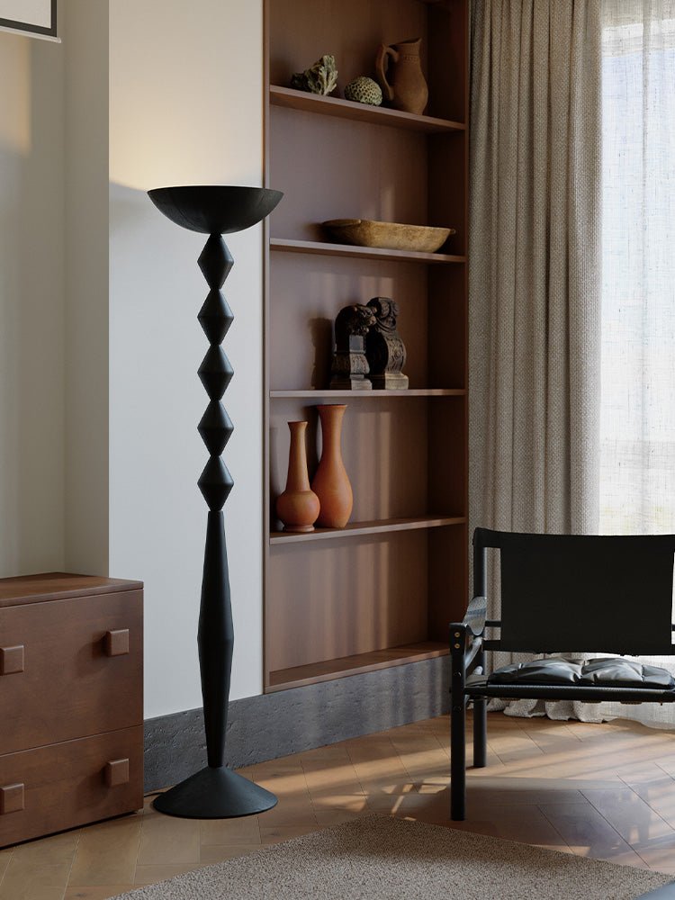 Sculptural Geometric Stack Floor Lamp - Vakkerlight