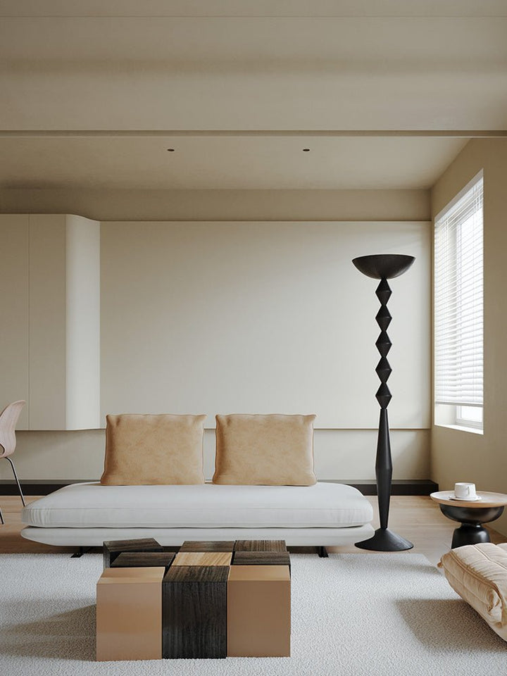 Sculptural Geometric Stack Floor Lamp - Vakkerlight