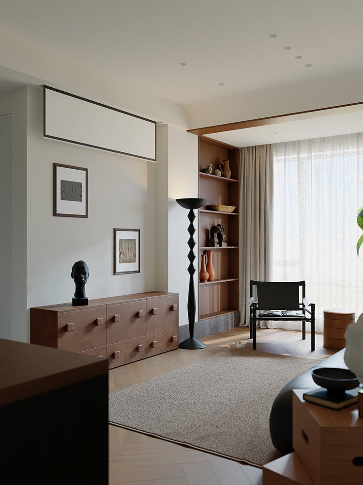 Sculptural Geometric Stack Floor Lamp - Vakkerlight