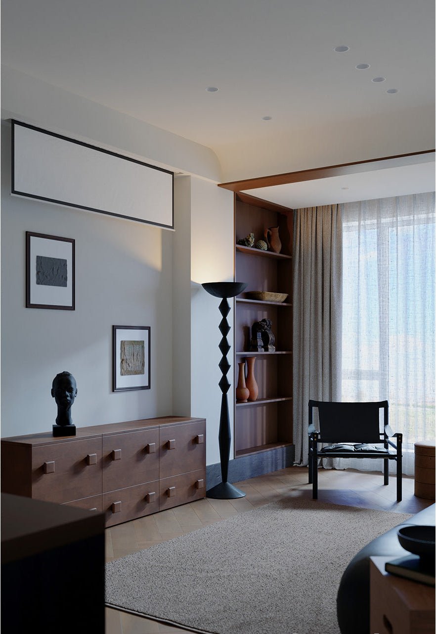 Sculptural Geometric Stack Floor Lamp - Vakkerlight