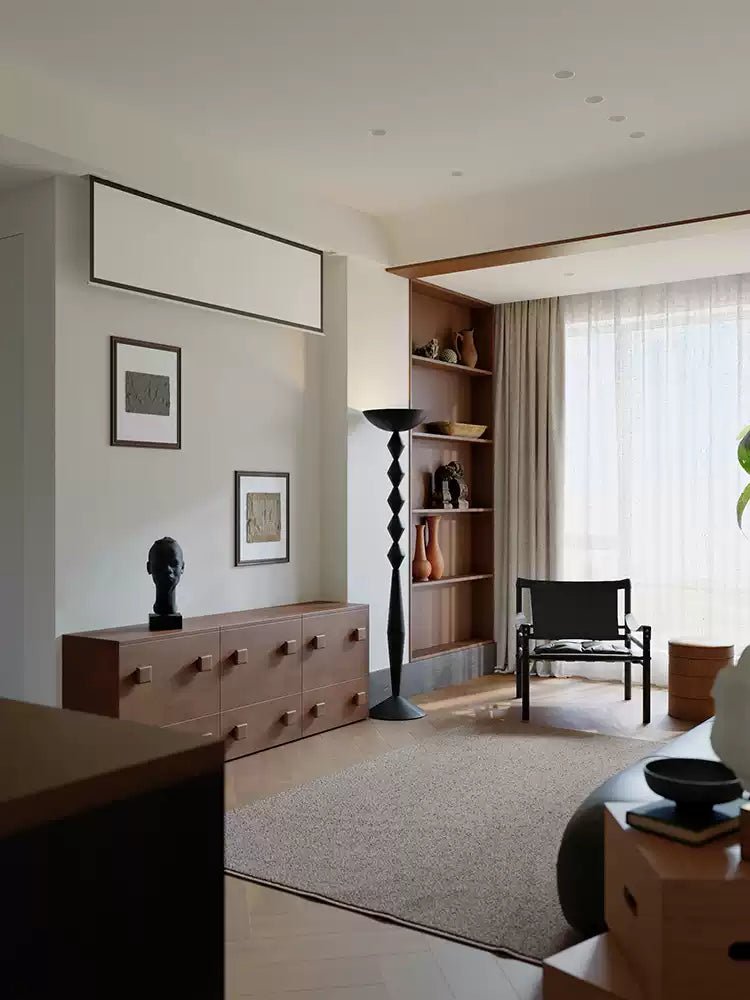 Sculptural Geometric Stack Floor Lamp - Vakkerlight