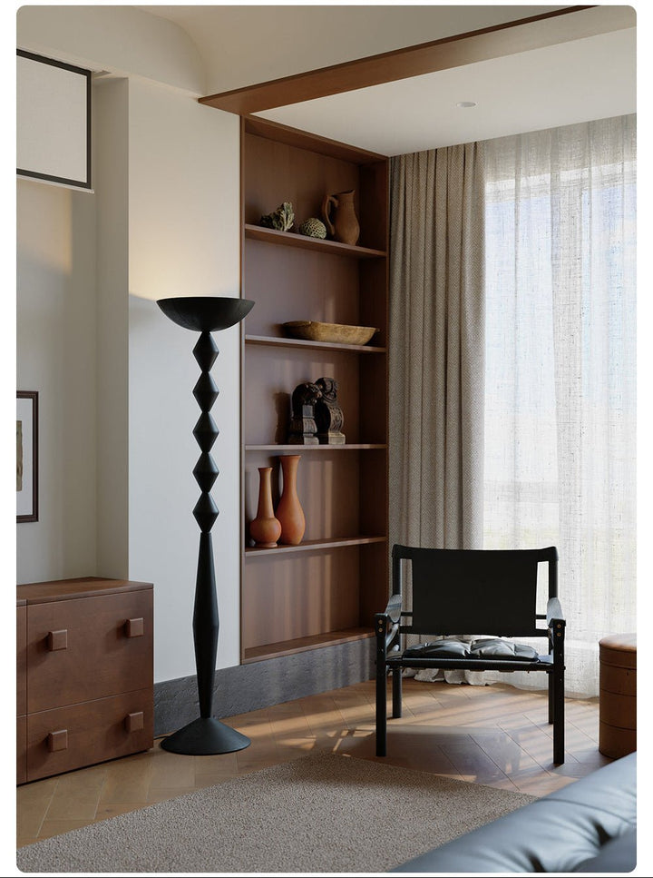 Sculptural Geometric Stack Floor Lamp - Vakkerlight