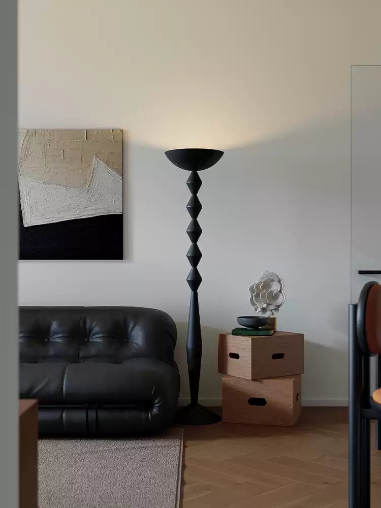 Sculptural Geometric Stack Floor Lamp - Vakkerlight