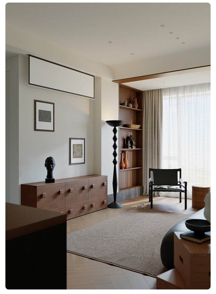 Sculptural Geometric Stack Floor Lamp - Vakkerlight