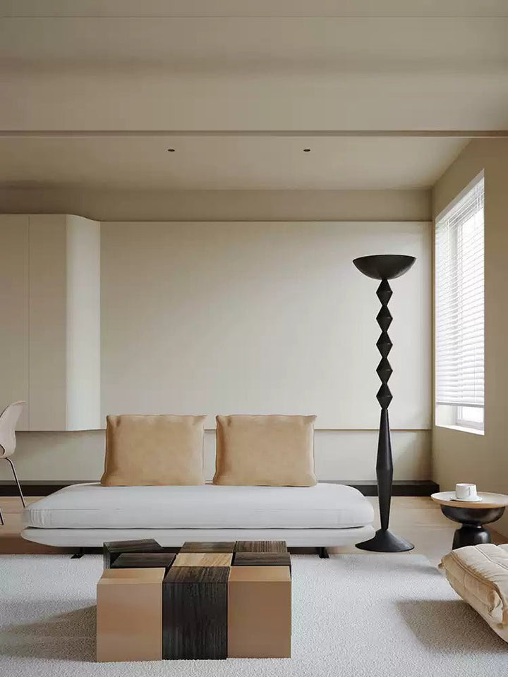 Sculptural Geometric Stack Floor Lamp - Vakkerlight