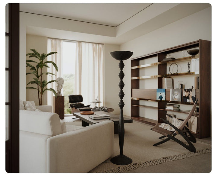 Sculptural Geometric Stack Floor Lamp - Vakkerlight