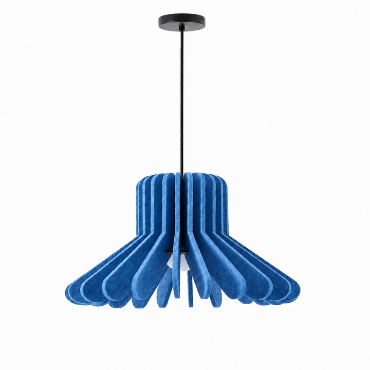 Sculptural Layered Felt Pendant Lamp